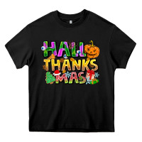 Black holiday fusion art Heavy Core Tee - CowhideDigitalArt