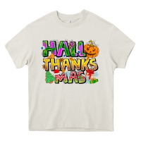 Cream holiday fusion art Heavy Core Tee - CowhideDigitalArt