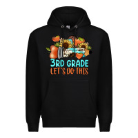 Black 3rd grade let's do this Premium Hoodie - JahusDesignShop