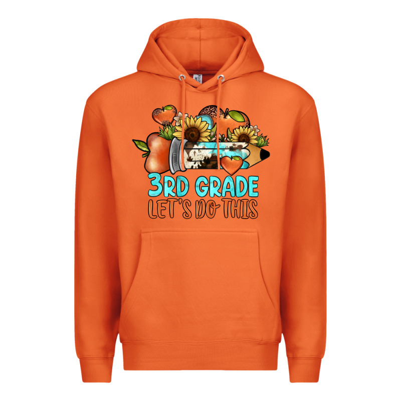 3rd Grade Let's Do This Premium Hoodie by JahusDesignShop | Teevron