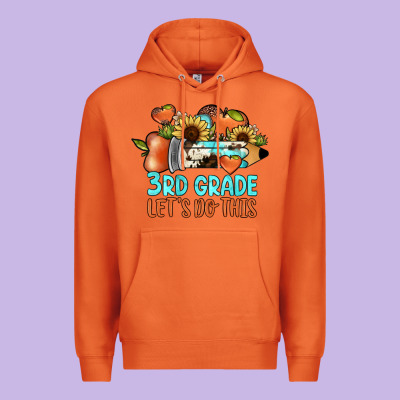 3rd Grade Let's Do This Premium Hoodie Designed By Jahusdesignshop