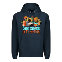 Navy 3rd grade let's do this Premium Hoodie - JahusDesignShop