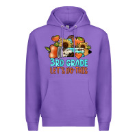 Purple 3rd grade let's do this Premium Hoodie - JahusDesignShop