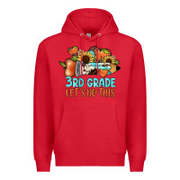 Red 3rd grade let's do this Premium Hoodie - JahusDesignShop