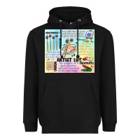 Black artist life Heavyweight Hoodie - MaliasSmallBusiness