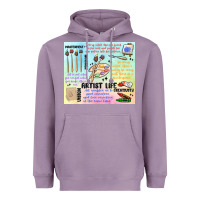 Lavender artist life Heavyweight Hoodie - MaliasSmallBusiness
