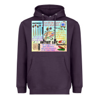 Plum artist life Heavyweight Hoodie - MaliasSmallBusiness