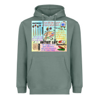 Sage artist life Heavyweight Hoodie - MaliasSmallBusiness