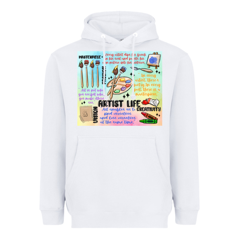 Artist Life Heavyweight Hoodie by MaliasSmallBusiness | Teevron