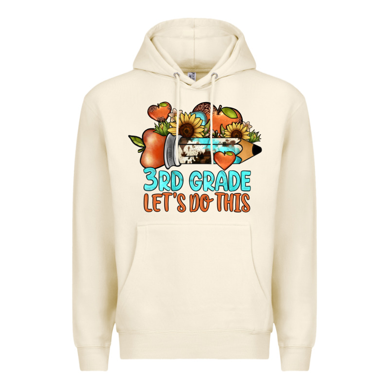 3rd Grade Let's Do This Premium Hoodie by JahusDesignShop | Teevron