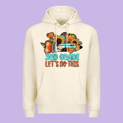 3rd Grade Let's Do This Premium Hoodie Designed By Jahusdesignshop