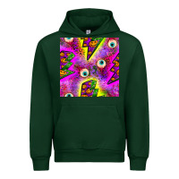 Foreset Green halloween thunders seamless pattern Urban Hoodie - BundleAndBundleShop