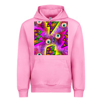 Fuchsia Pink halloween thunders seamless pattern Urban Hoodie - BundleAndBundleShop