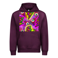 Mauve Wine halloween thunders seamless pattern Urban Hoodie - BundleAndBundleShop