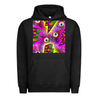Pigment Black halloween thunders seamless pattern Urban Hoodie - BundleAndBundleShop