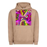 Pigment Burro halloween thunders seamless pattern Urban Hoodie - BundleAndBundleShop