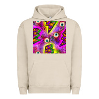 Pigment French Oak halloween thunders seamless pattern Urban Hoodie - BundleAndBundleShop