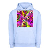 Pigment Grape Ice halloween thunders seamless pattern Urban Hoodie - BundleAndBundleShop