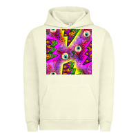 Pigment Pistachio halloween thunders seamless pattern Urban Hoodie - BundleAndBundleShop