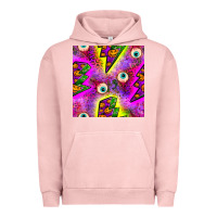 Pigment Salmon halloween thunders seamless pattern Urban Hoodie - BundleAndBundleShop