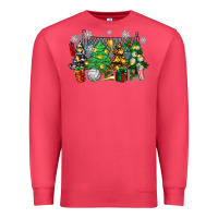 Cardinal christmas trees with volleyball Premium Sweatshirt - Zillion Design Studio