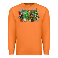 Carrot christmas trees with volleyball Premium Sweatshirt - Zillion Design Studio