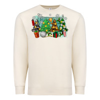 Sandshell christmas trees with volleyball Premium Sweatshirt - Zillion Design Studio