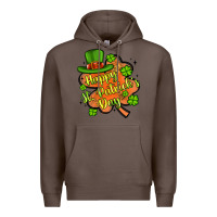 Coffee happy st patrick s day shamrock Premium Hoodie - Artiststas