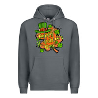 Rock happy st patrick s day shamrock Premium Hoodie - Artiststas