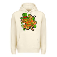 Sandshell happy st patrick s day shamrock Premium Hoodie - Artiststas