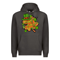 Smoke happy st patrick s day shamrock Premium Hoodie - Artiststas