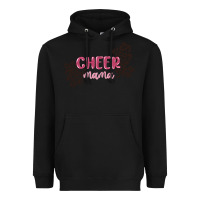 Black cheer mama Heavyweight Hoodie - MaliasSmallBusiness