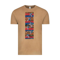 Vintage Camel usa flag and cross penwraps Vintage Tee - Artiststas