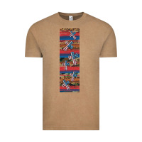 Vintage Coffee usa flag and cross penwraps Vintage Tee - Artiststas