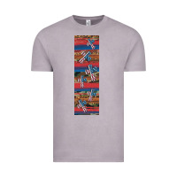Vintage Zinc usa flag and cross penwraps Vintage Tee - Artiststas