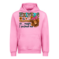 Fuchsia Pink heifers be trippin ok maybe i pushed her long hair Urban Hoodie - Jasminsmagicworld