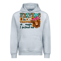 Heather Grey heifers be trippin ok maybe i pushed her long hair Urban Hoodie - Jasminsmagicworld