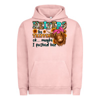 Pigment Salmon heifers be trippin ok maybe i pushed her long hair Urban Hoodie - Jasminsmagicworld