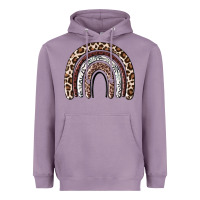Lavender Cheetah rainbow Heavyweight Hoodie - MaliasSmallBusiness