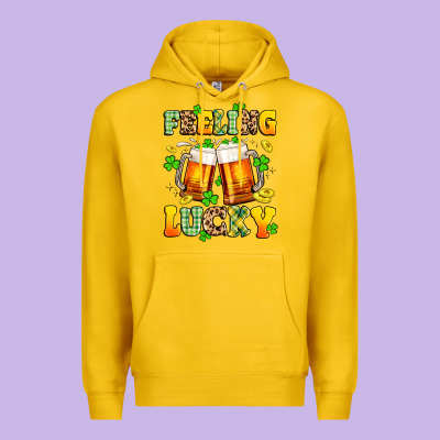 Feeling Lucky Premium Hoodie Designed By Artiststas