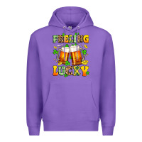 Purple feeling lucky Premium Hoodie - Artiststas