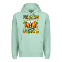 Seafoam feeling lucky Premium Hoodie - Artiststas