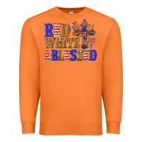Carrot red white and blessed Premium Sweatshirt - texasbilliewilder