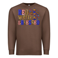 Chestnut red white and blessed Premium Sweatshirt - texasbilliewilder