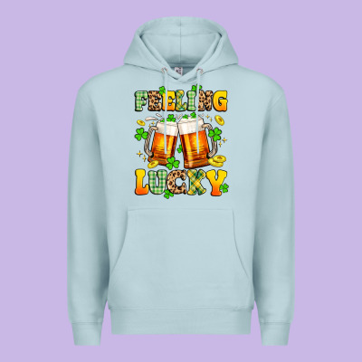 Feeling Lucky Premium Hoodie Designed By Artiststas