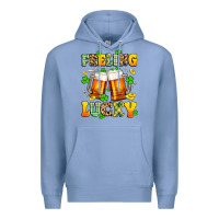 Colony Blue feeling lucky Premium Hoodie - Artiststas