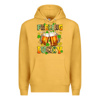 Mustard feeling lucky Premium Hoodie - Artiststas