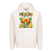 Pale Pink feeling lucky Premium Hoodie - Artiststas