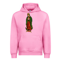 Fuchsia Pink our lady of guadalupe Urban Hoodie - JahusDesignShop
