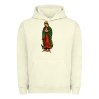 Pigment Pistachio our lady of guadalupe Urban Hoodie - JahusDesignShop